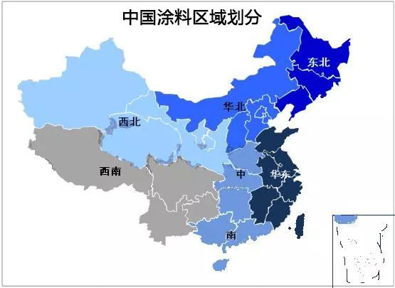 一眼望盡中國涂料產業江山（附最全中國涂料產業區域發展介紹）